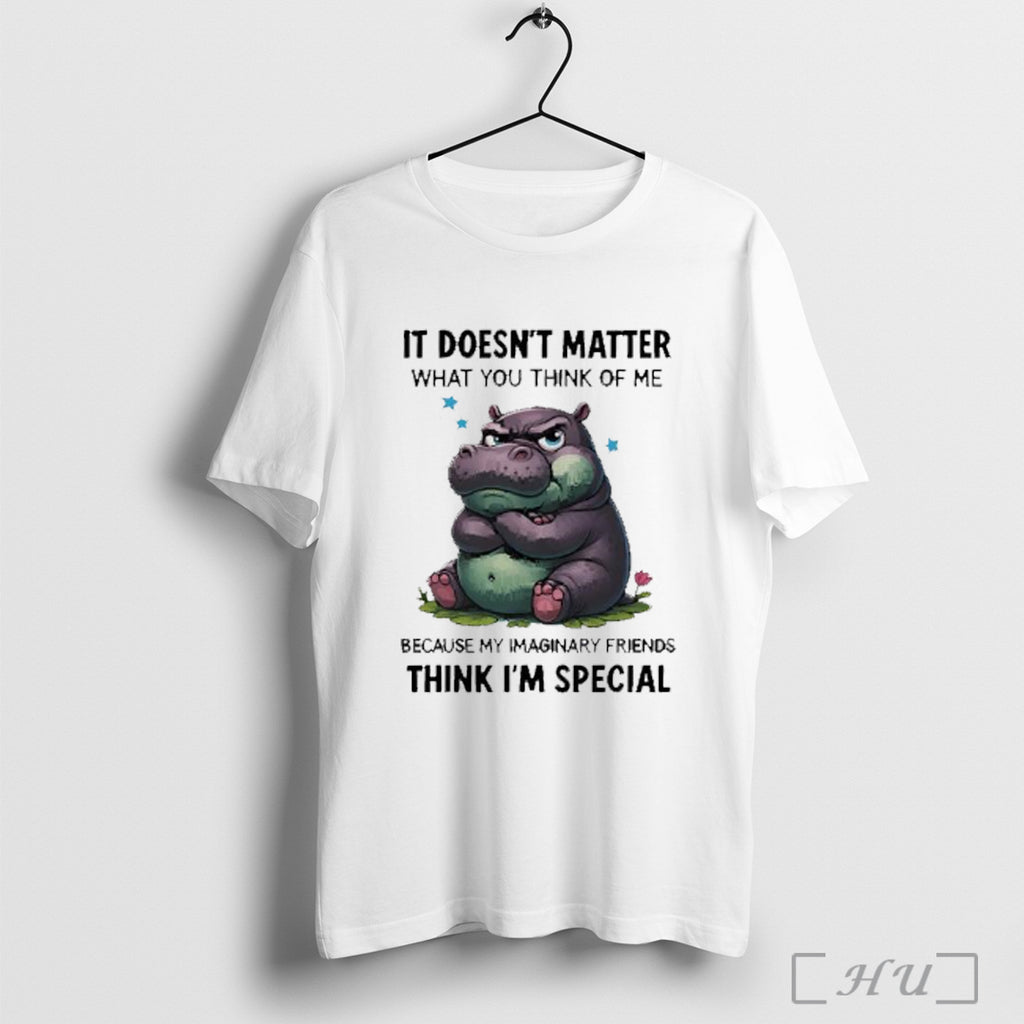 Officials Grumpy Hippo It Doesnt Matter What You Think Of Me Because My Imaginary Friends