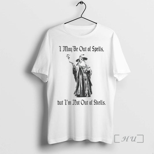 Officials Gun Wizard I May Be Out Of Spells But Im Not Out Of Shells T-Shirts, Hoodie, Sweatshirt | WearSparks.com