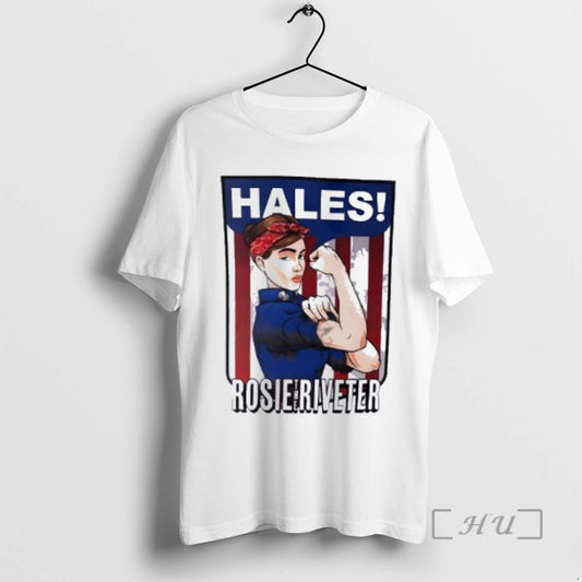 Officials Hales Rosie The Riveter Strong Girl Posing Muscle T-Shirts, Hoodie, Sweatshirt | WearSparks.com
