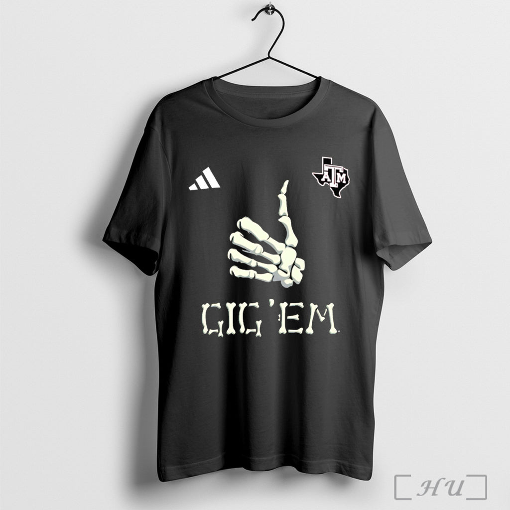 Officials Halloween Gig Em Texas Am Aggies T Shirt