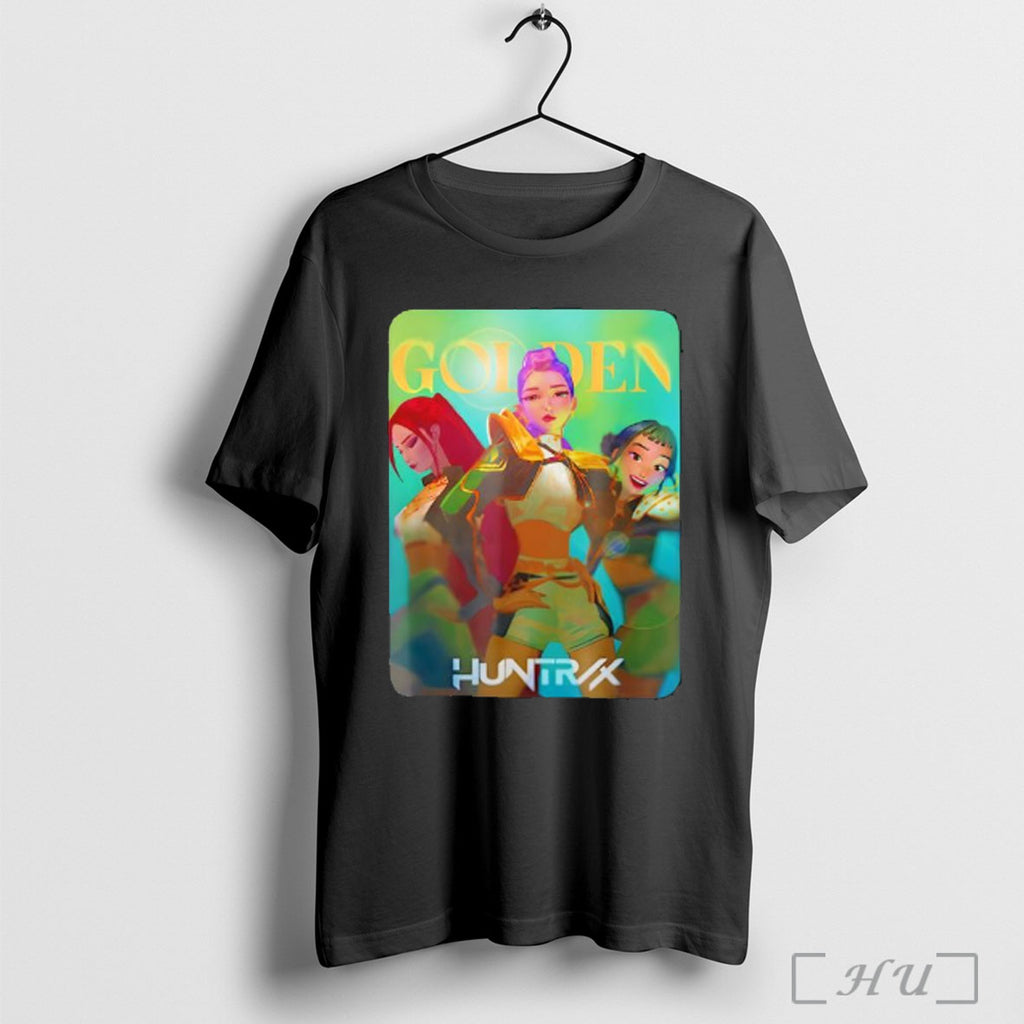 Officials Halloween Huntrix Golden Photocard T Shirt