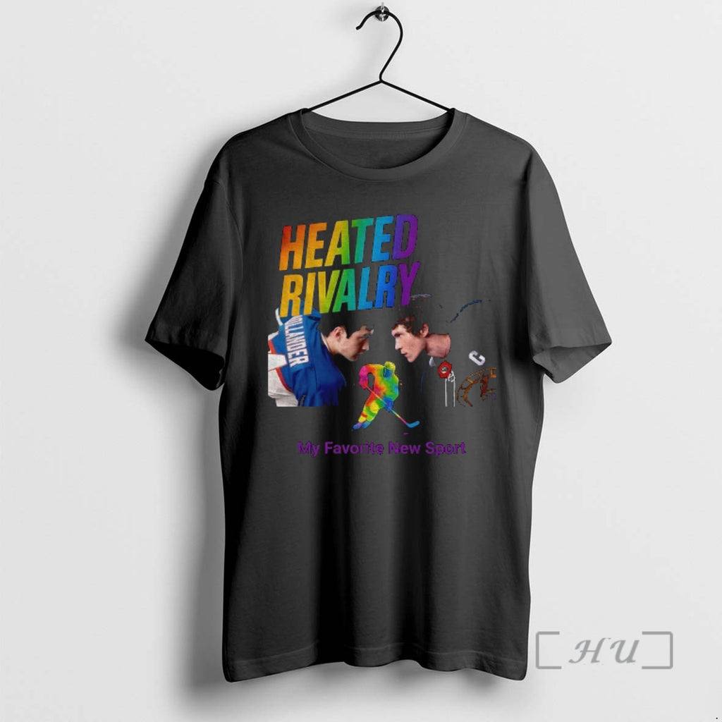 Officials Heated Rivalry Gay Hockey Pride Lgbtq Rainbow Hockey Graphic