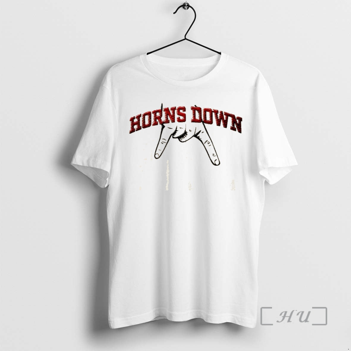 Officials Horns Down Texas Rivalry Football Fans Sports Gesture