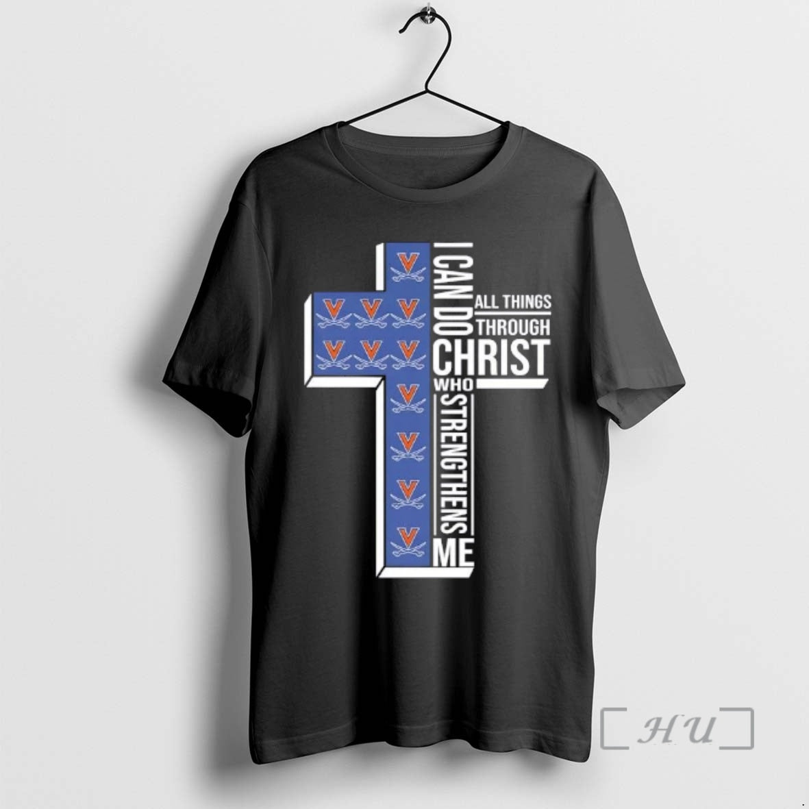 Officials I Can Do All Things Through Christ Who Strengthens Me Virginia Cavaliers Basketball Cross T-Shirts, Hoodie,...
