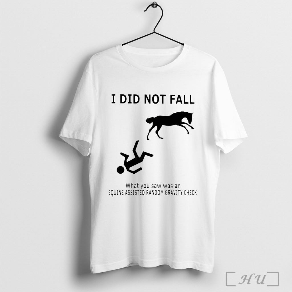 Officials I Did Not Fall What You Saw Was Ab Quine Assisted Random Gravity Check