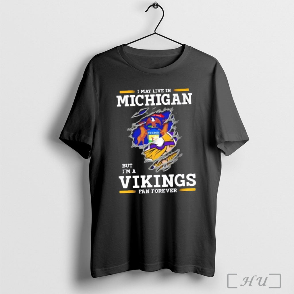 Officials I May Live In Michigan But Im A Minnesota Vikings Fan Forever