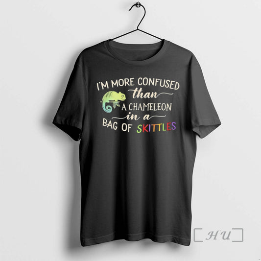 Officials Im More Confused Than A Chameleon In A Bag Of Skittles Premium T Shirts Hoodie, Sweatshirt | WearSparks.com