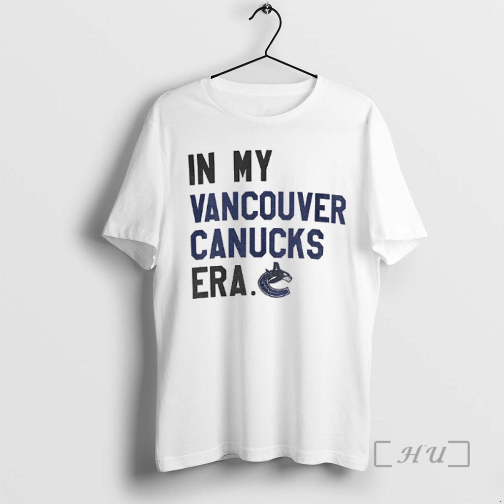 Officials In My Vancouver Canucks Era 22 Vancouver Quinn Hughes Taylor Hockey Premium T Shirts
