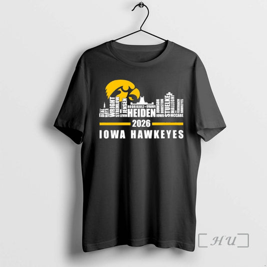 Officials Iowa Hawkeyes 2026 Names Of Several Players T-Shirts, Hoodie, Sweatshirt | WearSparks.com