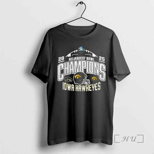 Officials Iowa Hawkeyes Football Reliaquest Bowl 2025 Champions T-Shirts, Hoodie, Sweatshirt | WearSparks.com