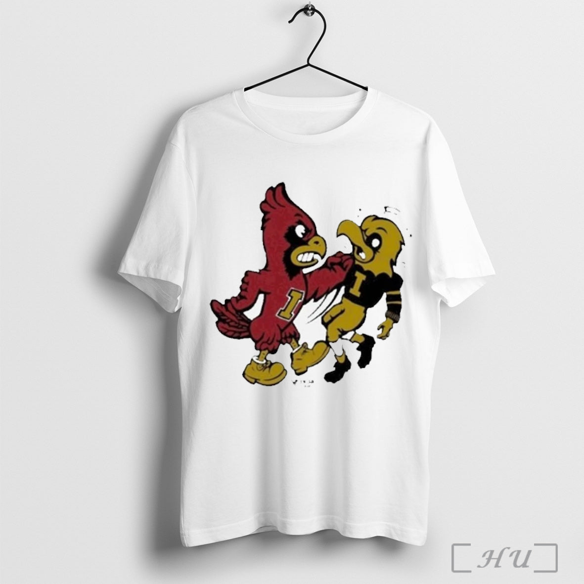 Officials Iowa State Cyclones Knockout Beat Iowa Hawkeyes Mascot T Shirt