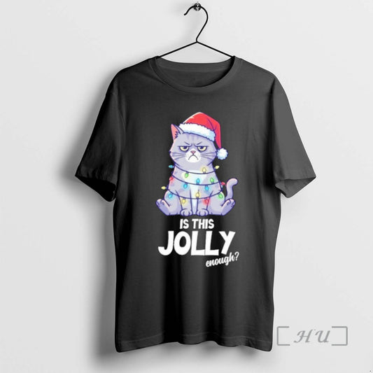 Officials Is This Jolly Enough Christmas Cat Xmas T-Shirts, Hoodie, Sweatshirt | WearSparks.com