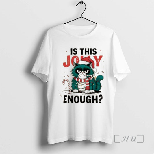 Officials Is This Jolly Enough Grumpy Cat Christmas Lights T-Shirts, Hoodie, Sweatshirt | WearSparks.com