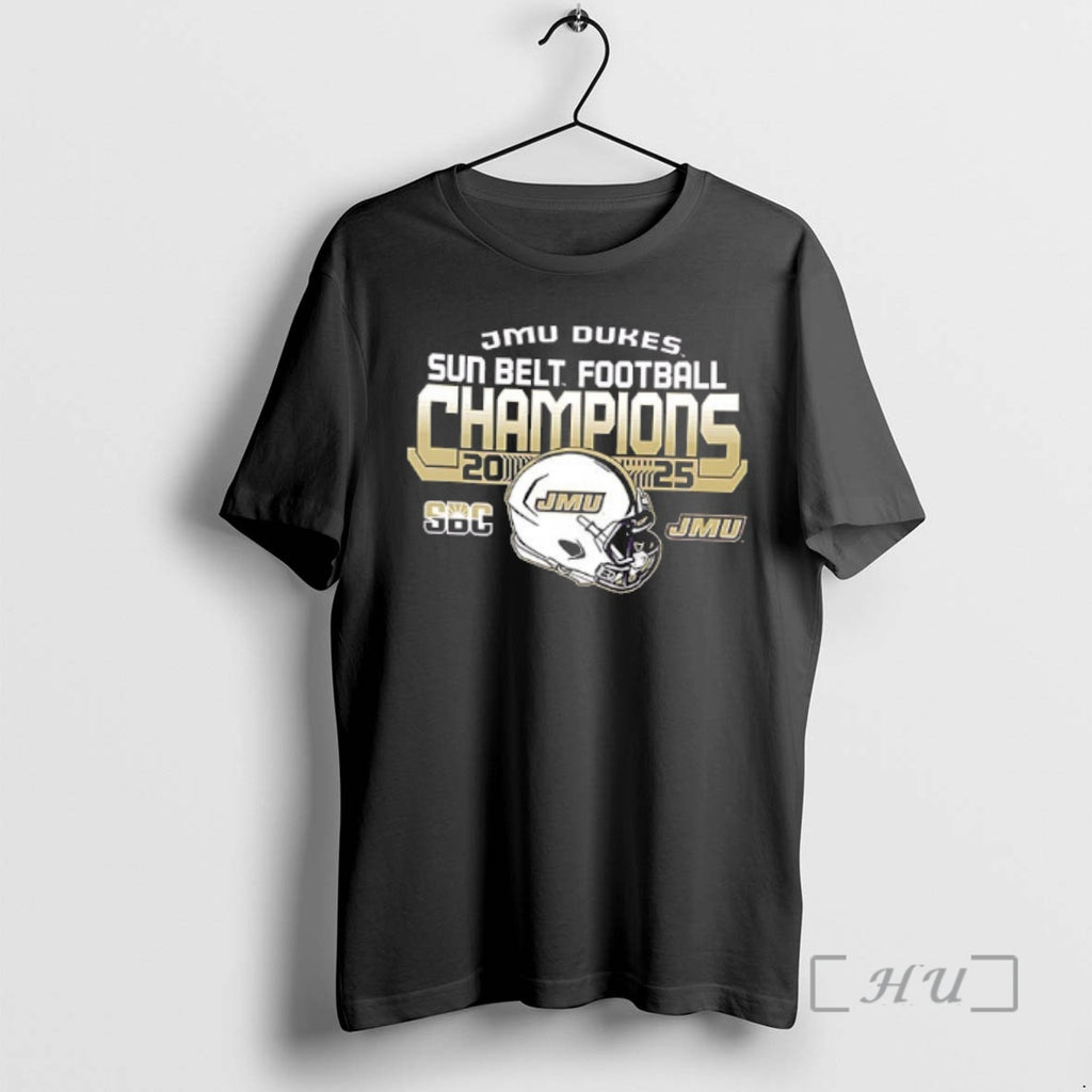 Officials Jmu Dukes Sun Belt Football Champions 2025 2 Sided