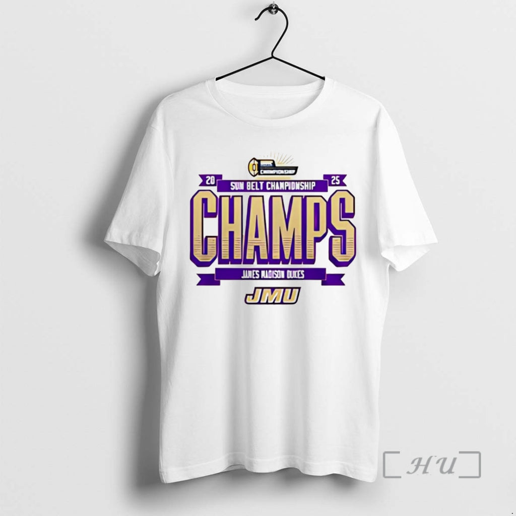 Officials Jmu Football 2025 Sun Belt Championship 2 Sided