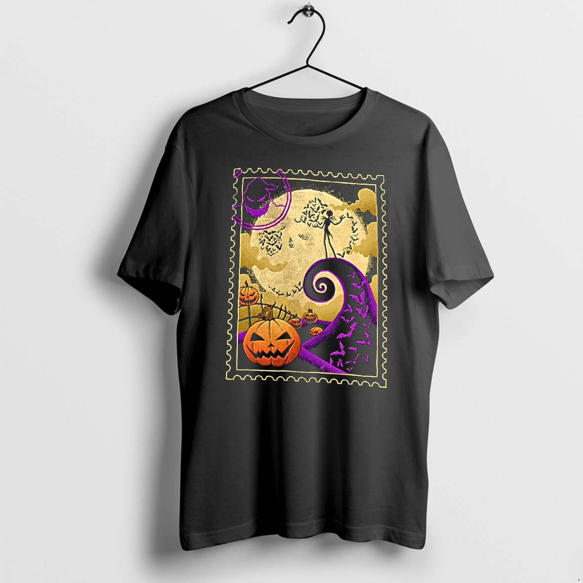 Officials Jack Skellington The Nightmare Before Christmas Oogie Boogie Stamp T Shirt Sweater