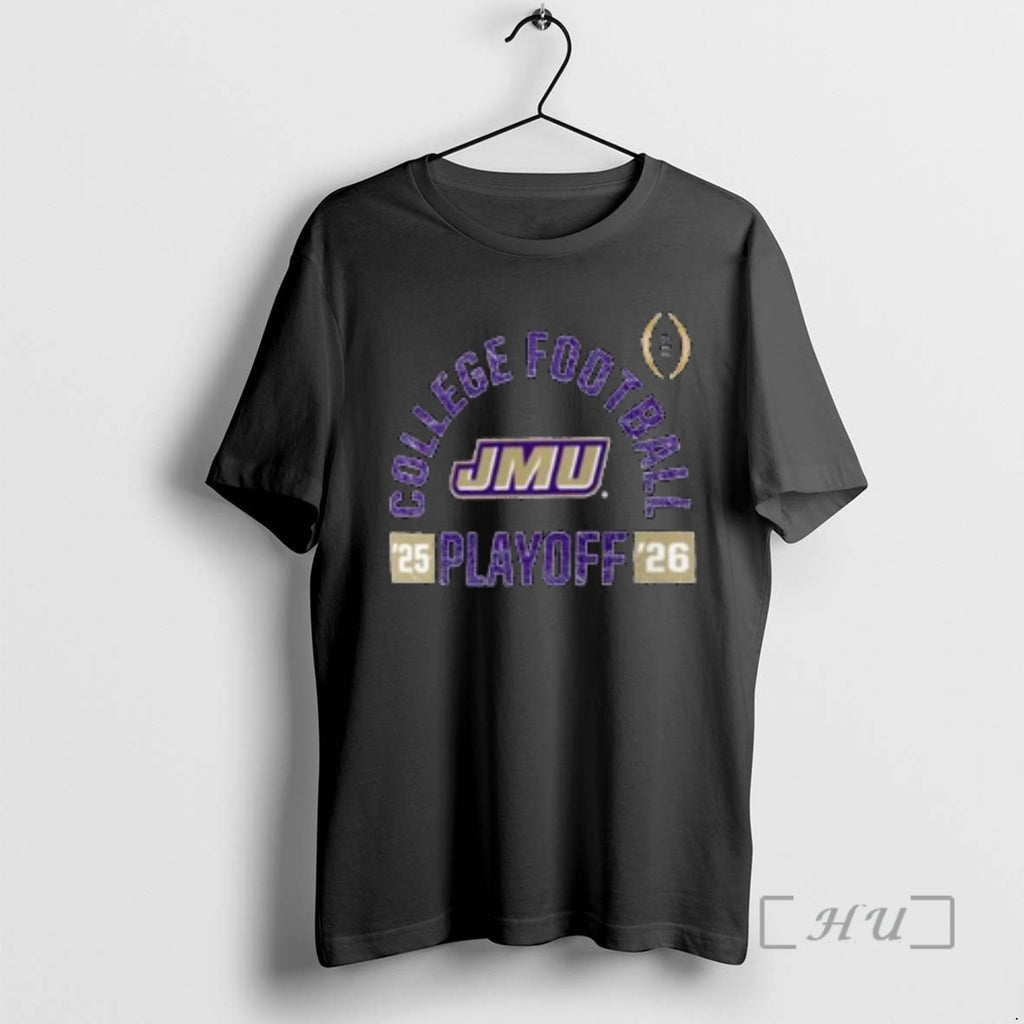 Officials James Madison Dukes 2025 26 College Football Playoff Touchdown Glory Circle Black Premium