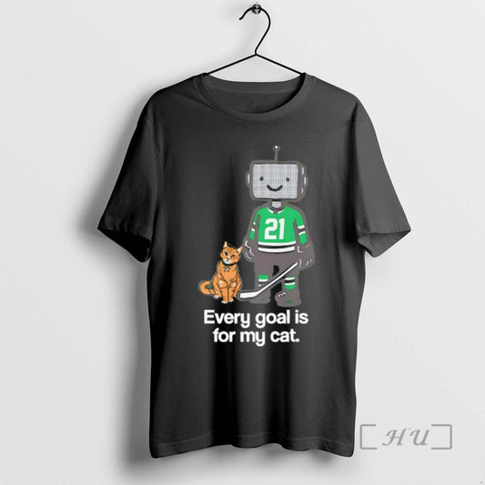 Officials Jason Robertson Dallas Stars Nhl Hockey Every Goal Is For My Cat Premium T-Shirts, Hoodie, Sweatshirt