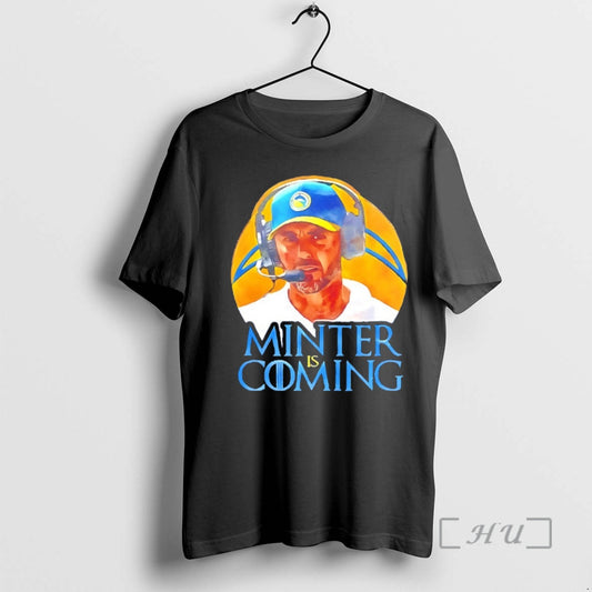 Officials Jesse Minter Los Angeles Chargers Coach Minter Is Coming T-Shirts, Hoodie, Sweatshirt | WearSparks.com