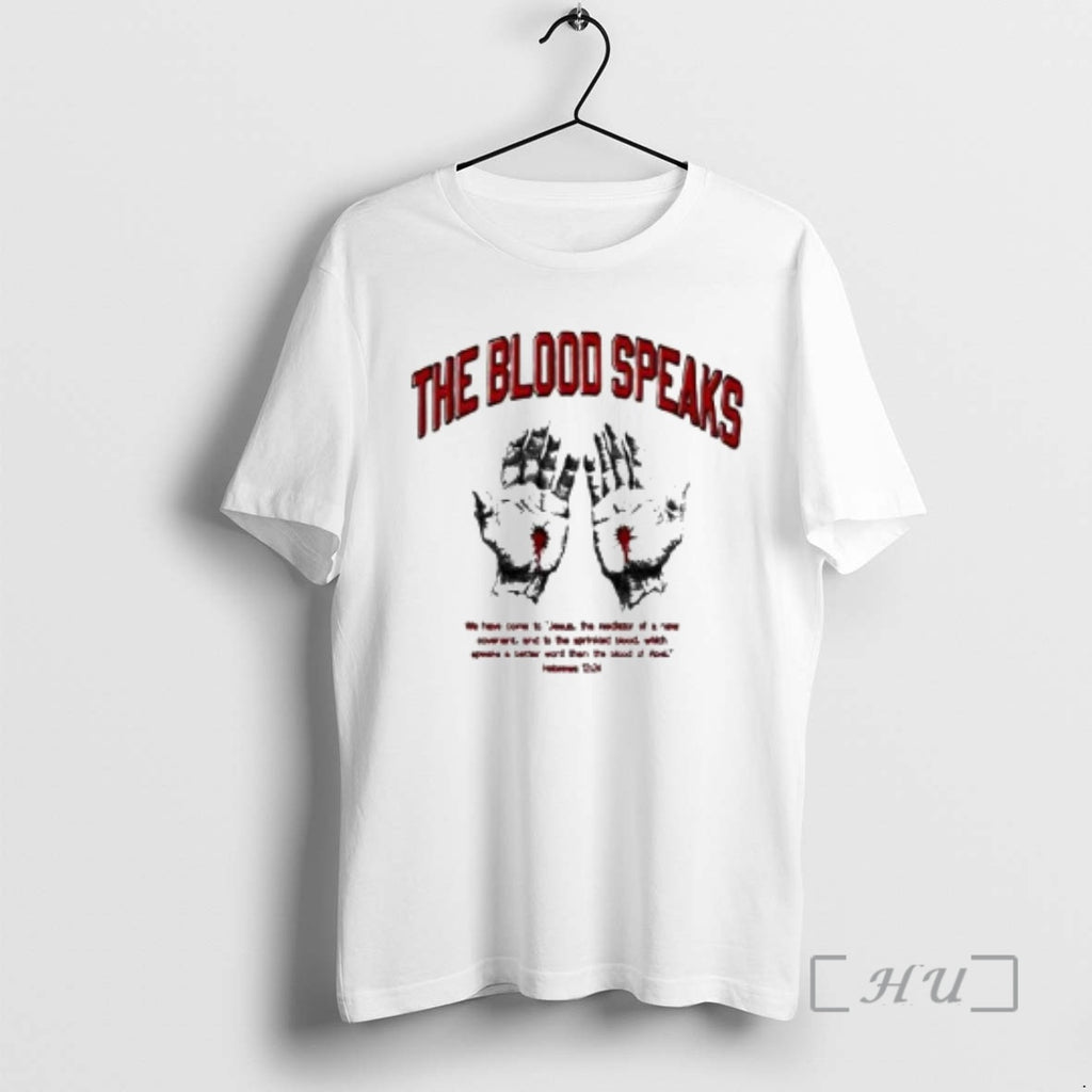 Officials Jesus Image The Blood Speaks Circle White