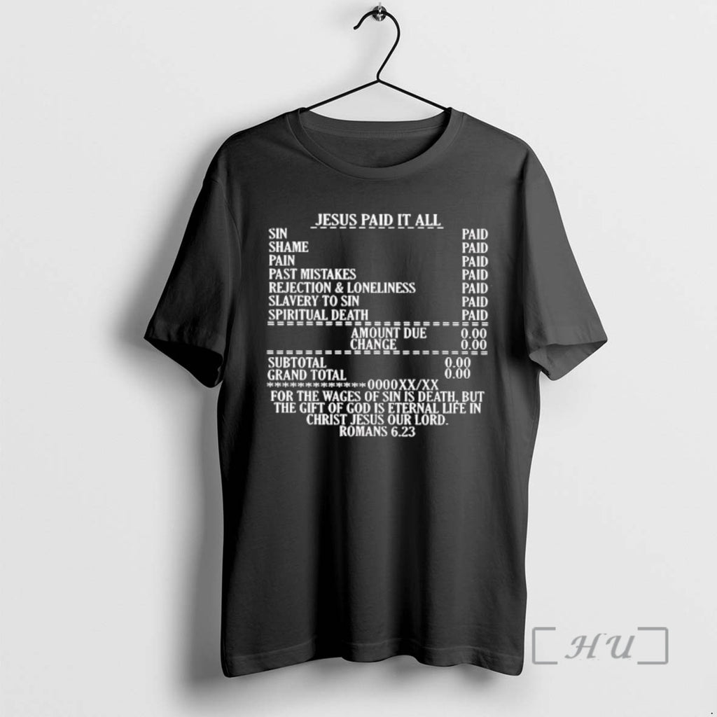Officials Jesus Paid It All Graphic