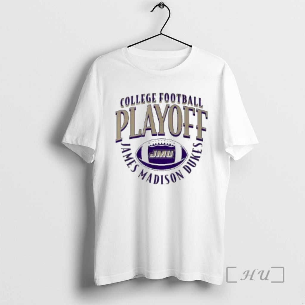 Officials Jmu Football 2025 College Football Playoff Curve Circle White