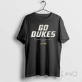 Officials Jmu Football Go Dukes 2025 College Football Playoff Team Slogan Circle Black Premium