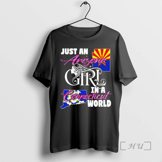 Officials Just An Arizona Girl In A Connecticut World T-Shirts, Hoodie, Sweatshirt | WearSparks.com