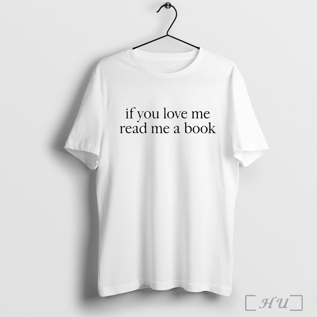 Officials Kaia Gerber Wearing If You Love Me Read Me A Book T Shirt