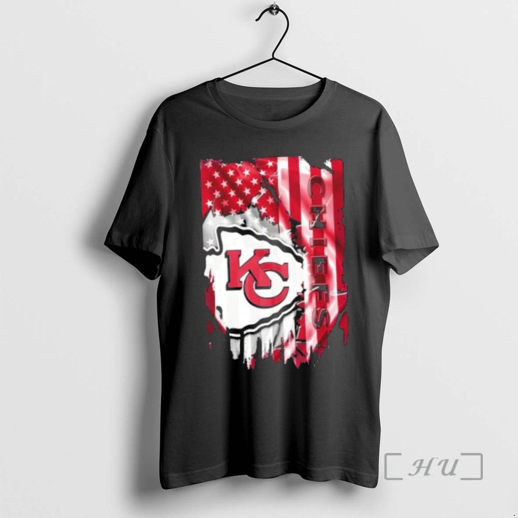 Officials Kansas City Chiefs Football X American Flag