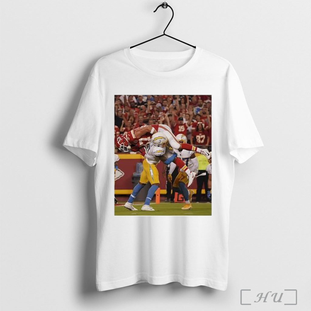 Officials Kansas City Chiefs Los Angeles Chargers Football Player Tackle T Shirt