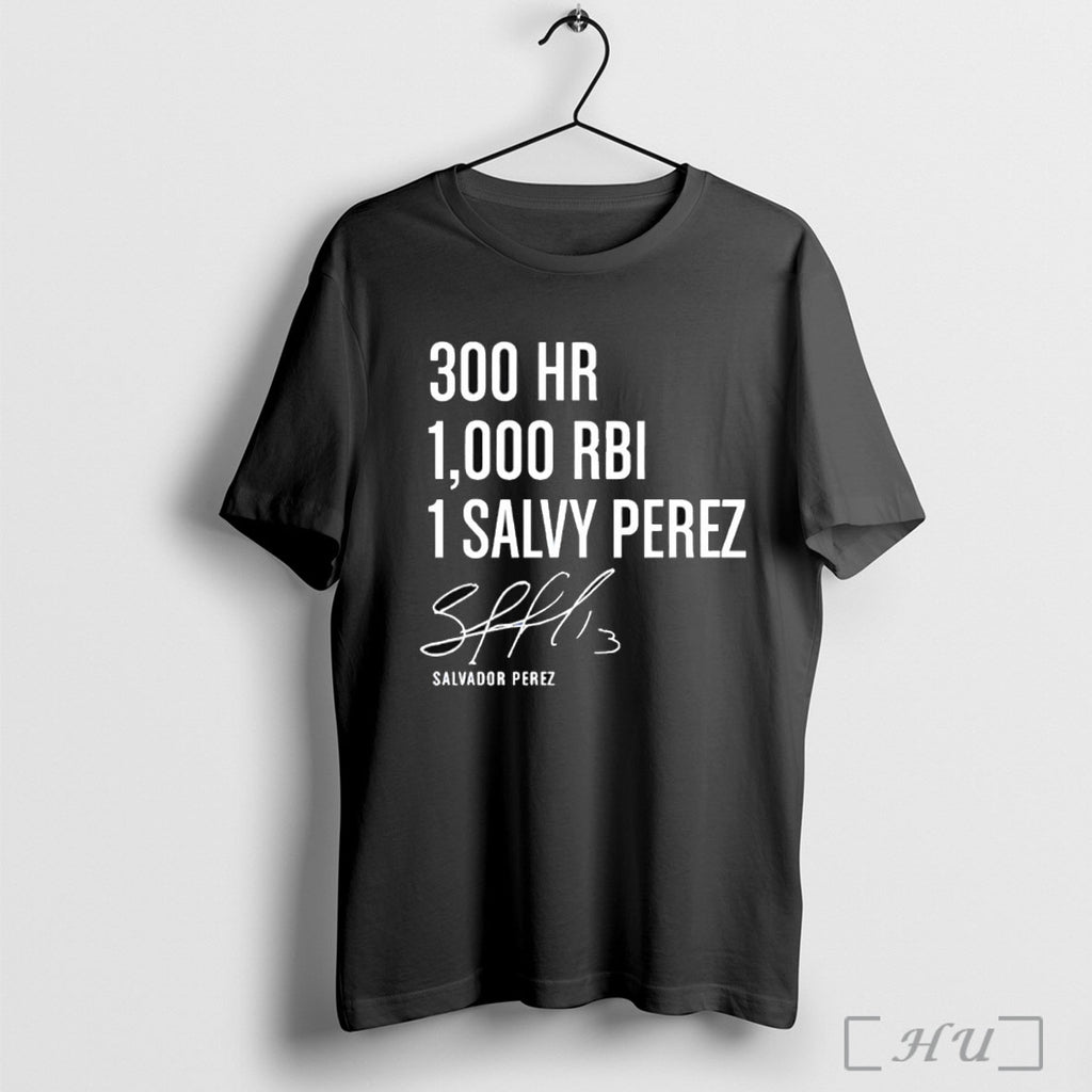 Officials Kansas City Royals 300 Homers And 1000 Rbi 1 Salvador Perez Signature