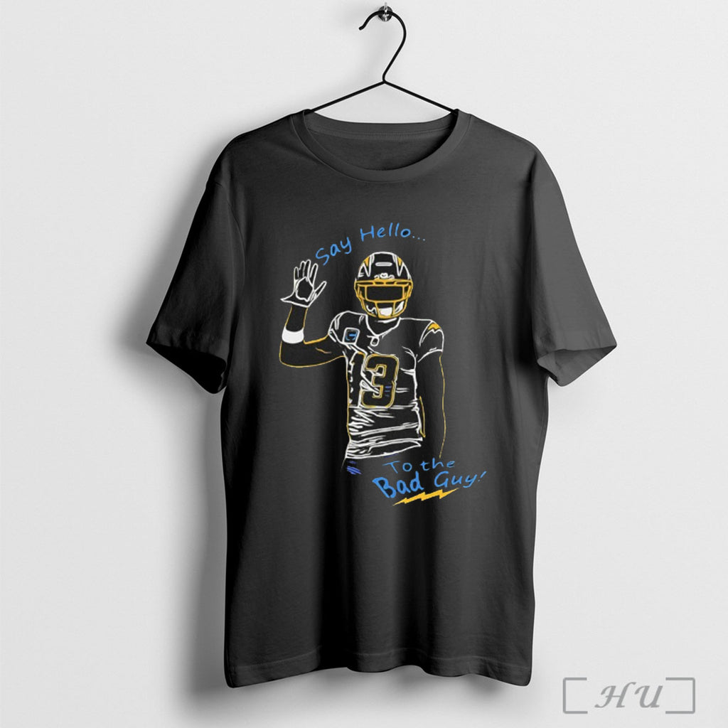Officials Keenan Allen Los Angeles Chargers To The Bad Guy Say Hello T Shirt