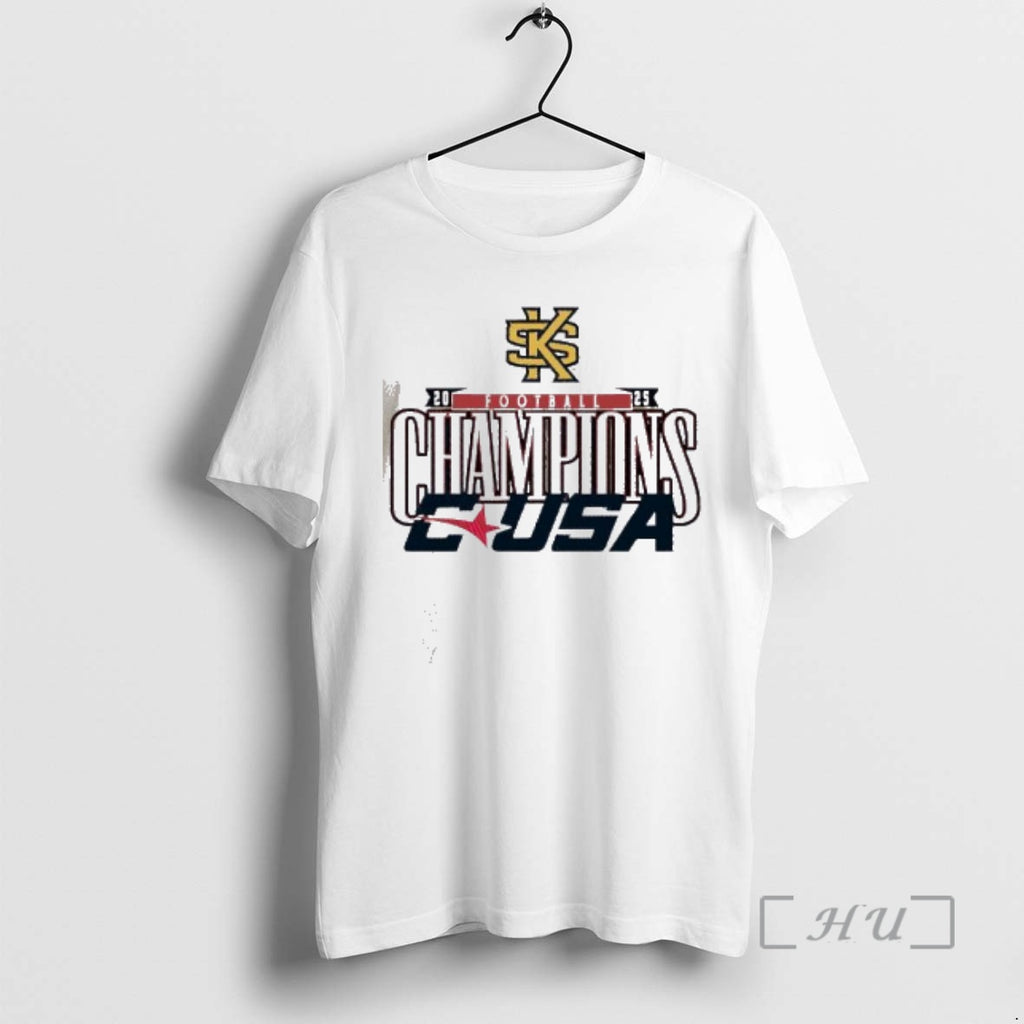 Officials Kennesaw State Owls 2025 C Usa Football Conference Champions