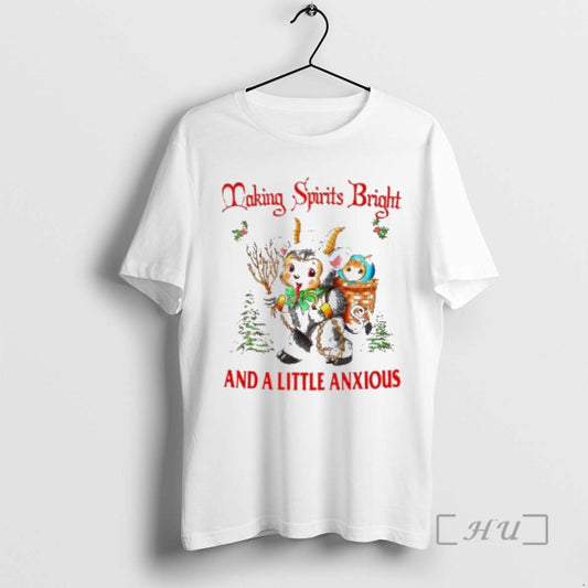 Officials Krampus Making Spirits Bright And A Little Anxious T-Shirts, Hoodie, Sweatshirt | WearSparks.com