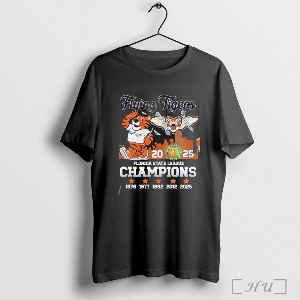 Officials Lakeland Flying Tigers 2025 Florida State League Champions T Shirt