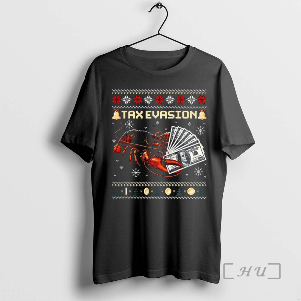 Officials Lobster Tax Evasion Meme Ugly Christmas T-Shirts, Hoodie, Sweatshirt | WearSparks.com