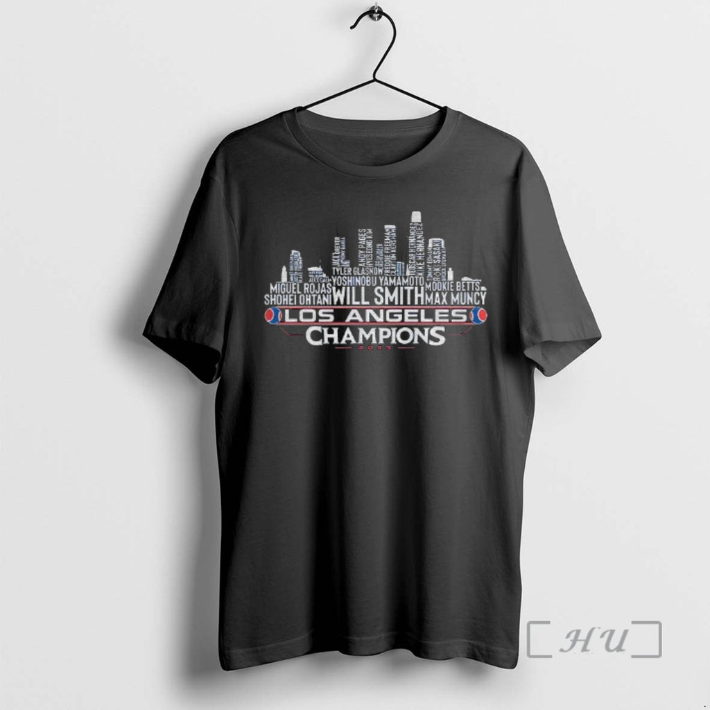 Officials Los Angeles Baseball World Champions Team Series 2025 La City Skyline Mlb Premium