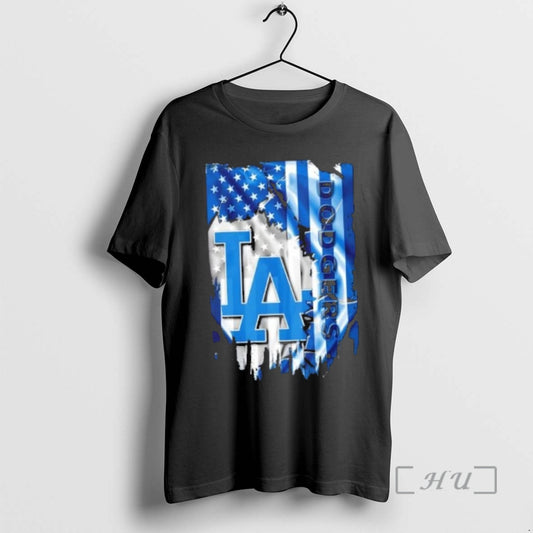 Officials Los Angeles Dodgers Baseball X American Flag T-Shirts, Hoodie, Sweatshirt | WearSparks.com