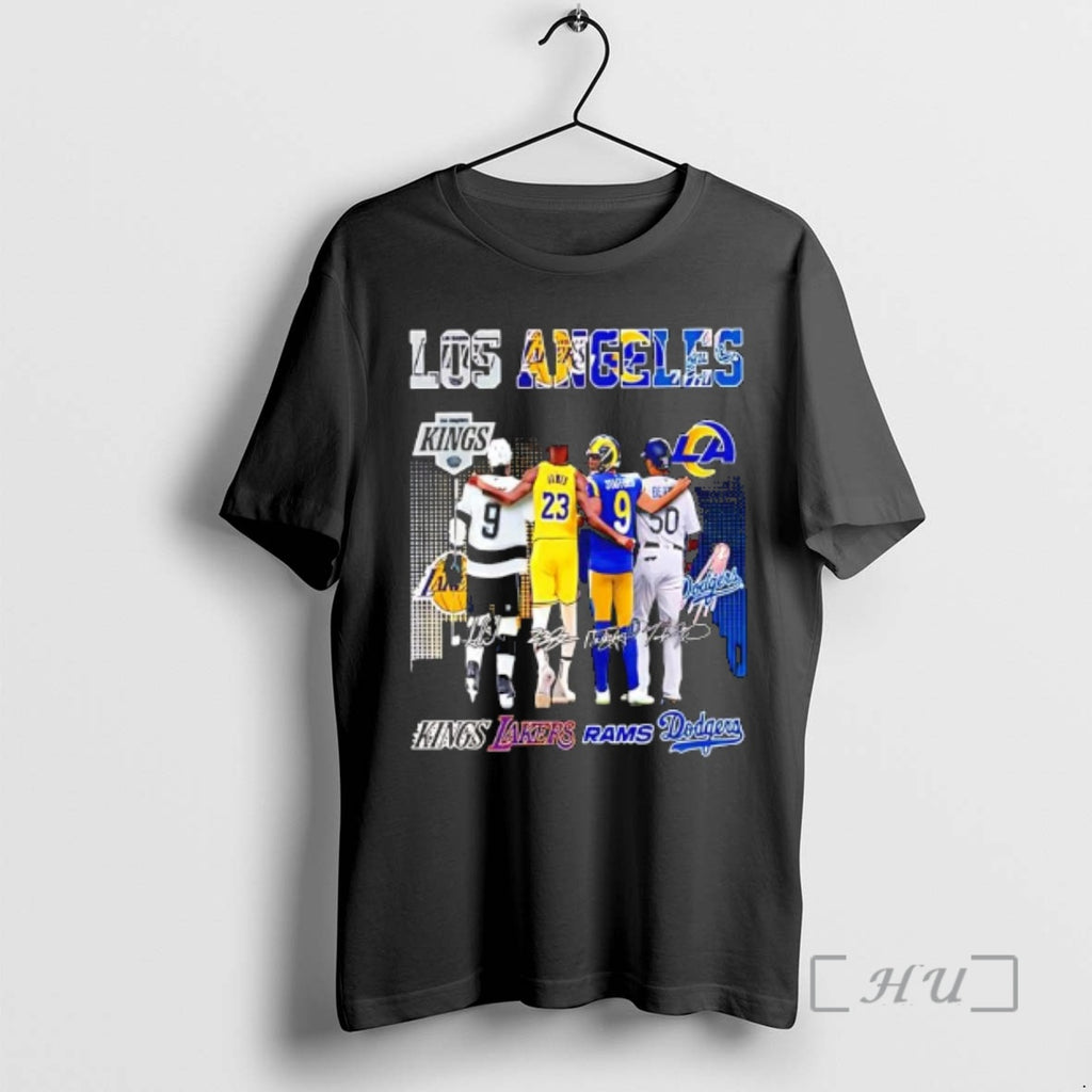 Officials Los Angeles Professional Sports Teams And Players Kings Lakers Rams And Dodgers Premium