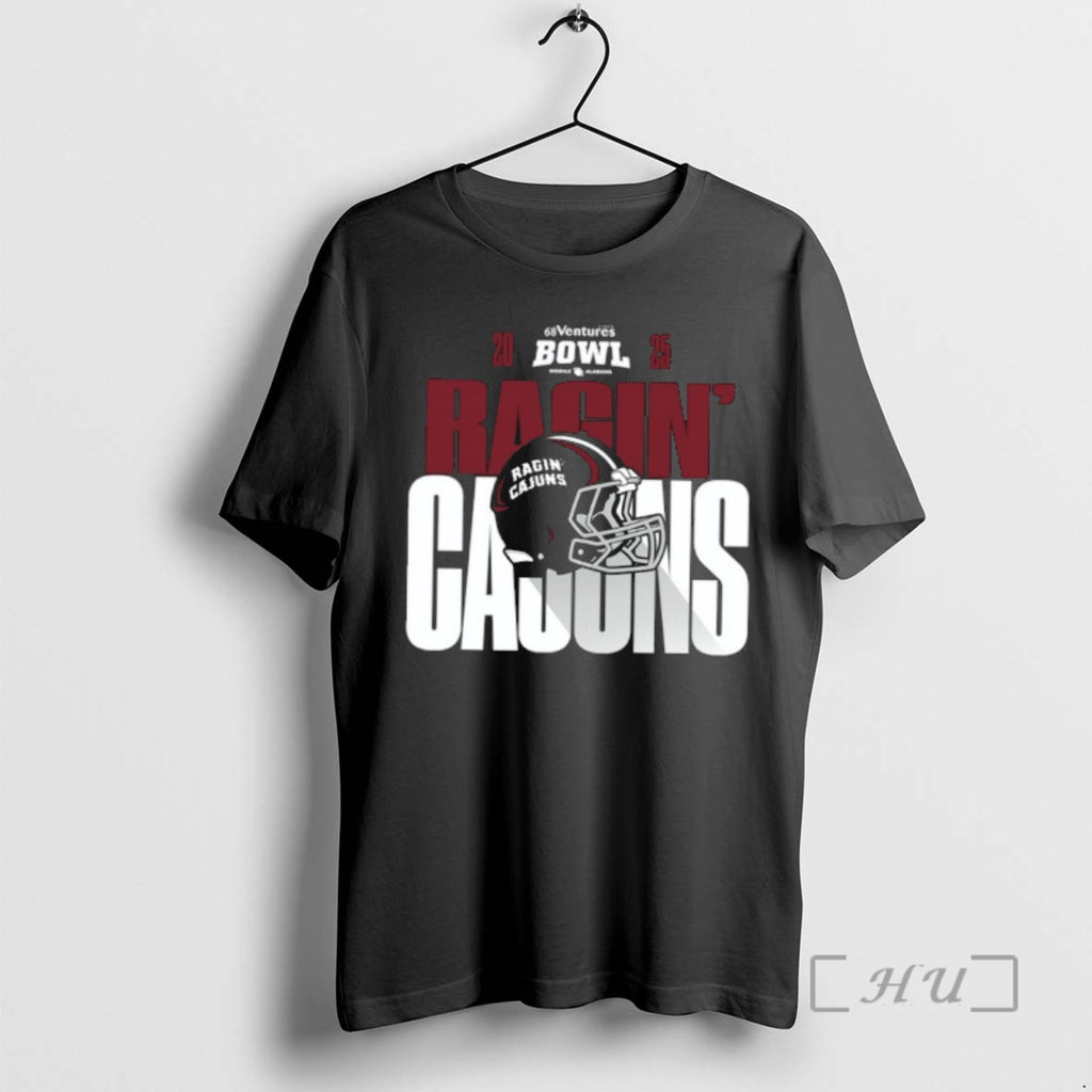 Officials Louisiana Ragin Cajuns 2025 68 Ventures Bowl Helmet