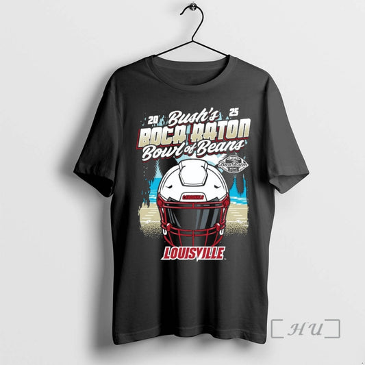 Officials Louisville Cardinals 2025 Boca Raton Bowl Helmet T-Shirts, Hoodie, Sweatshirt | WearSparks.com
