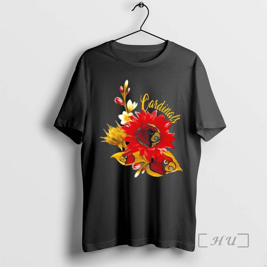 Officials Louisville Cardinals Football X Sunflower Floral T-Shirts, Hoodie, Sweatshirt | WearSparks.com