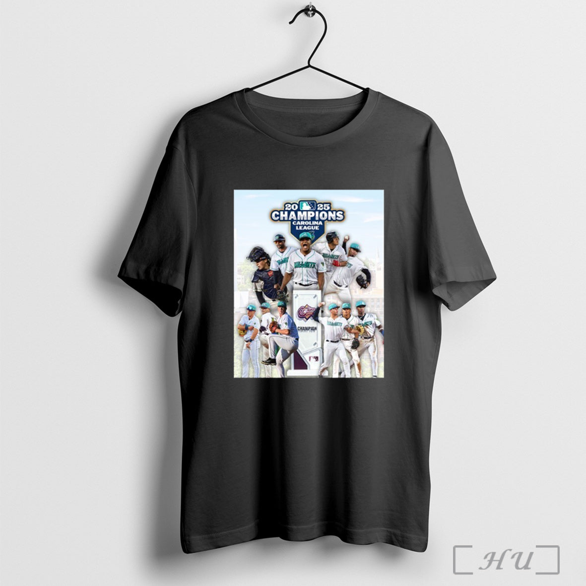 Officials Lynchburg Hillcats Team 2025 Carolina League Champions T Shirt
