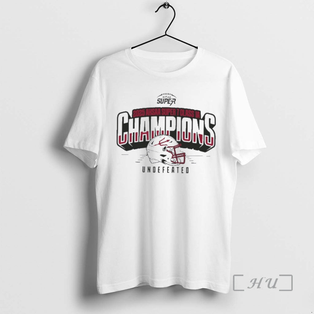 Officials Maplesville Red Devils 2025 Ahsaa Super 7 Class 1a State Champions Premium T Shirts