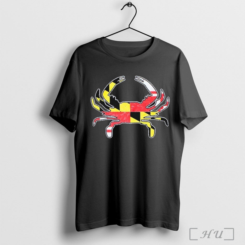 Officials Maryland Flag Crab T T Shirt
