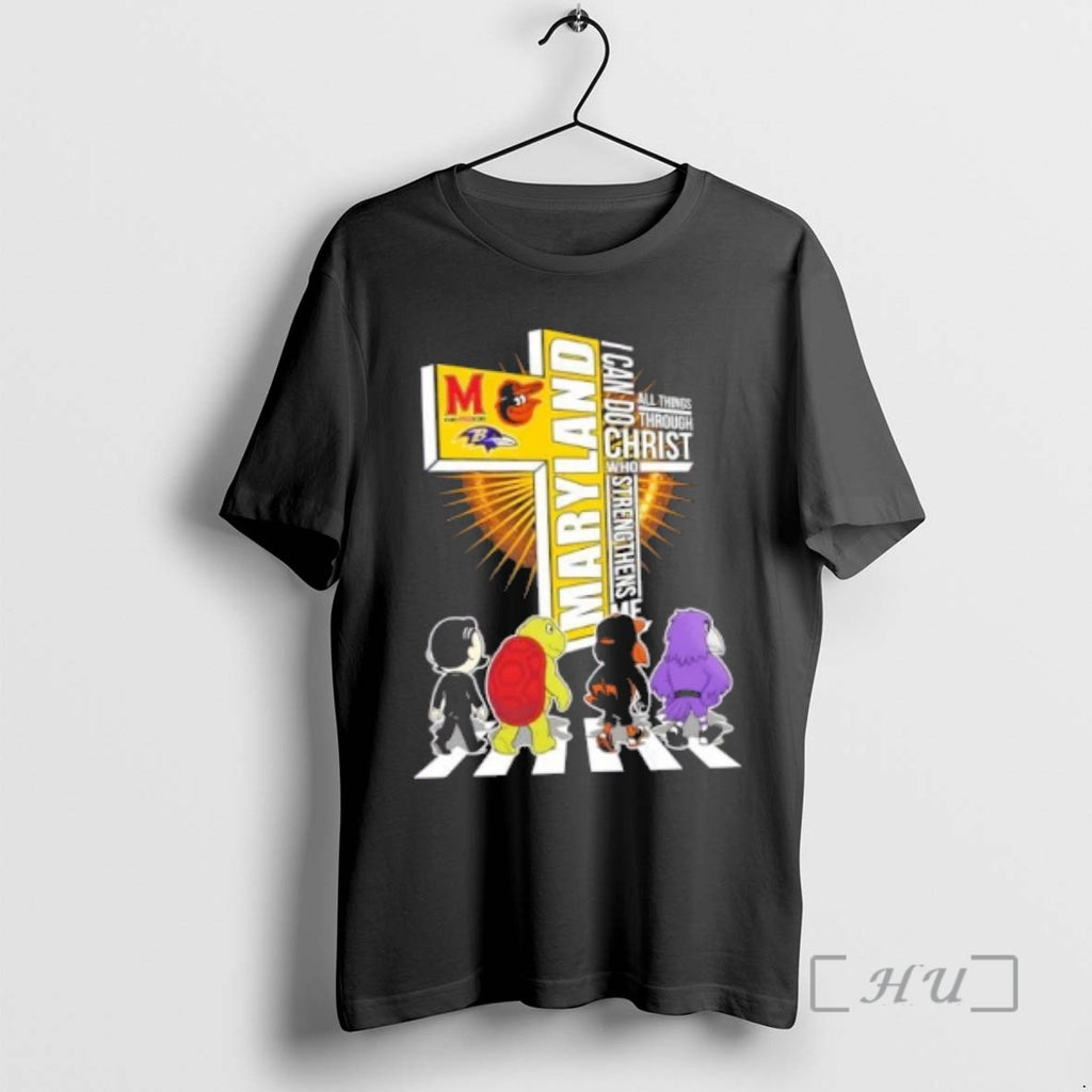 Officials Maryland Sports Mascots I Can Do All Things Through Christ Who Strengthens Me Premium