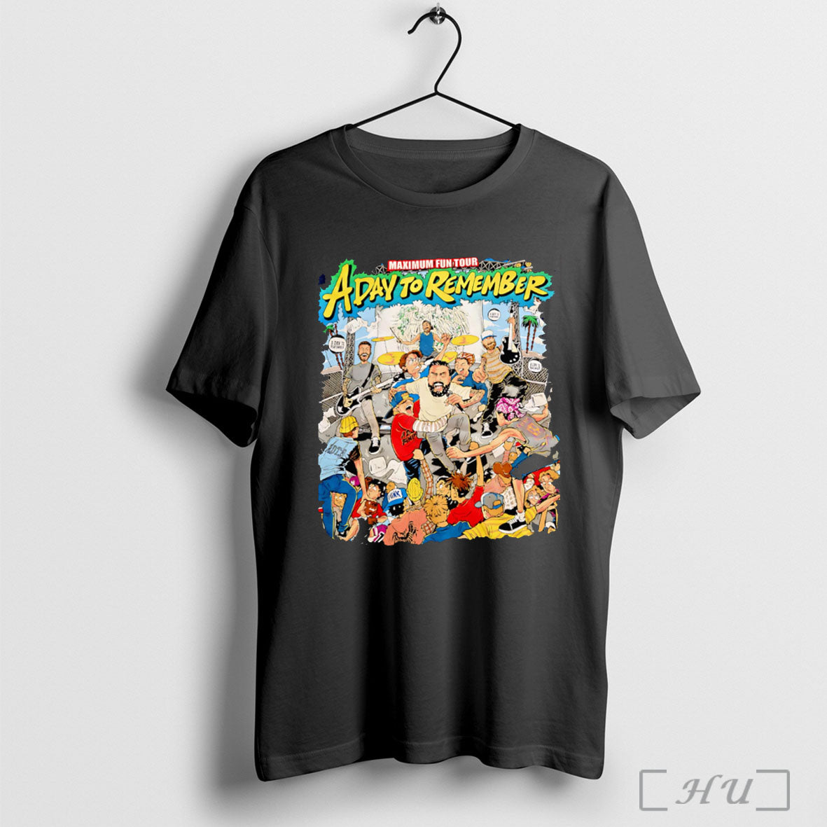 Officials Maximum Fun Tour A Day To Remember T Shirt