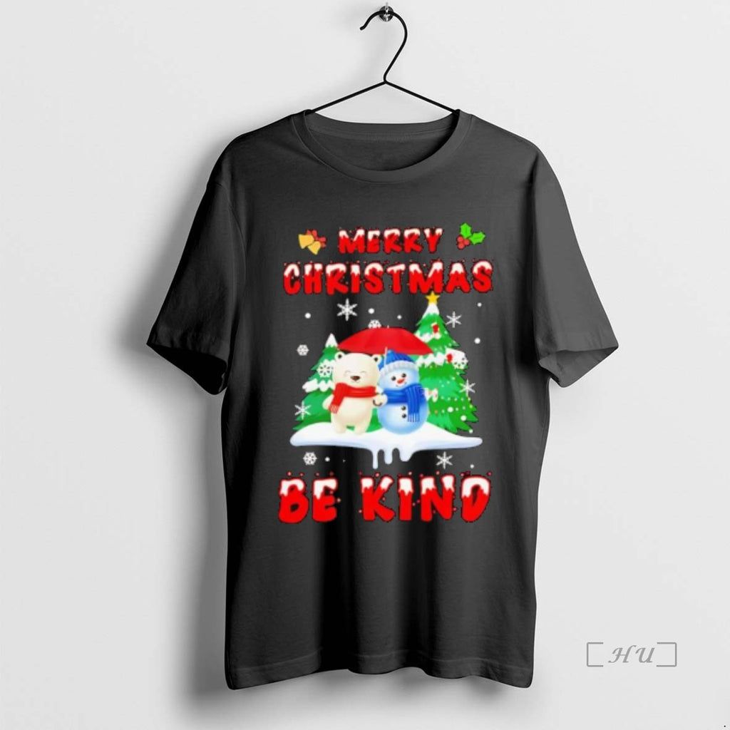 Officials Merry Christmas Be Kind Snowman Xmas Treestylish