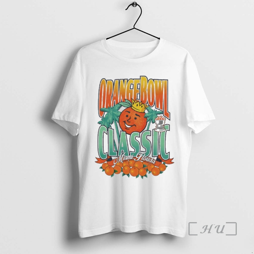 Officials Miami Floria Orange Bowl Graphic Retro